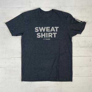 Fitaid "Sweat Shirt" Tee, Gray